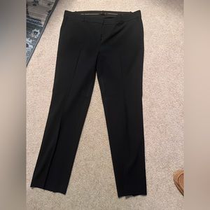 Ann Taylor Straight Leg Navy Blue Trousers